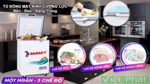 Sanaky VH-1599HYKD tủ đông 3 chế độ hoàn hảo