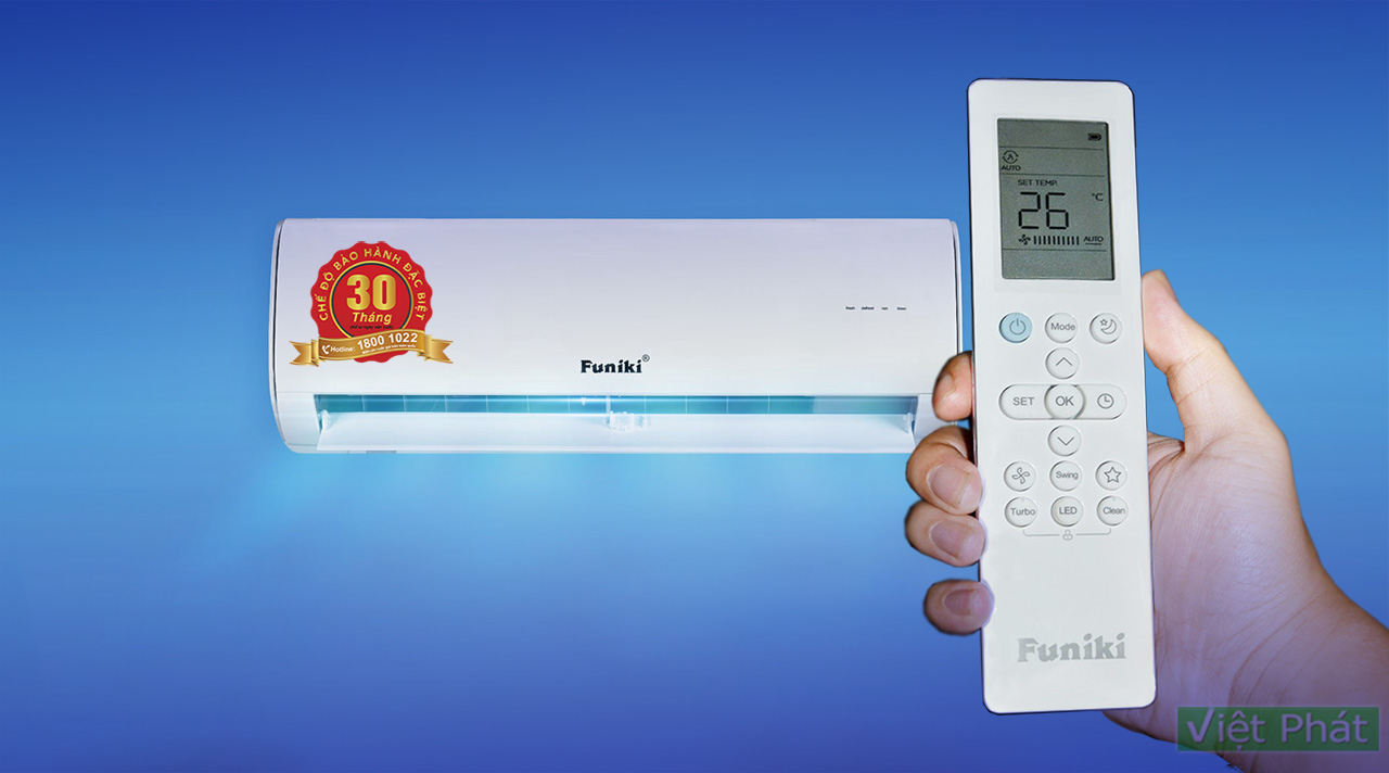 Các nút điều khiển điều hoà Funiki - Tủ đông Việt Phát