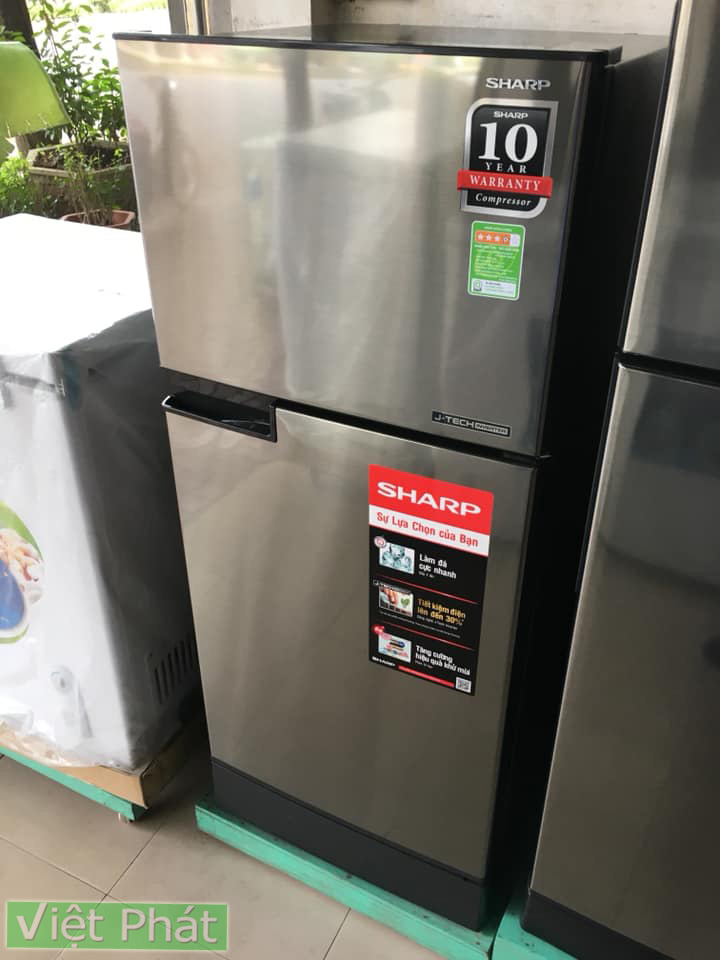 Tủ Lạnh Sharp Inverter 165 Lít SJ-X176E-DSS giá rẻ, giao ngay