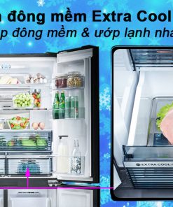 Tủ lạnh Sharp Inverter 525 lít SJ-FX600V-SL ngăn đông mềm