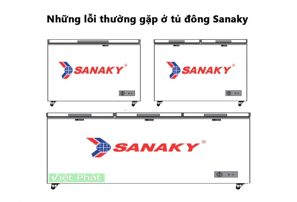 Những lỗi thường gặp ở tủ đông Sanaky và cách khắc phục