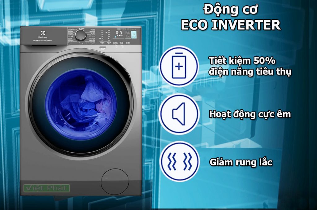 Máy giặt Electrolux EWF8024P5SB động cơ Eco Inverter