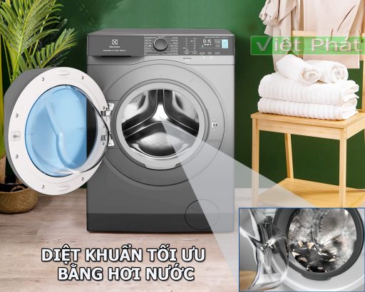 Máy giặt Electrolux EWF8024P5SB tiệt khuẩn hơi nước