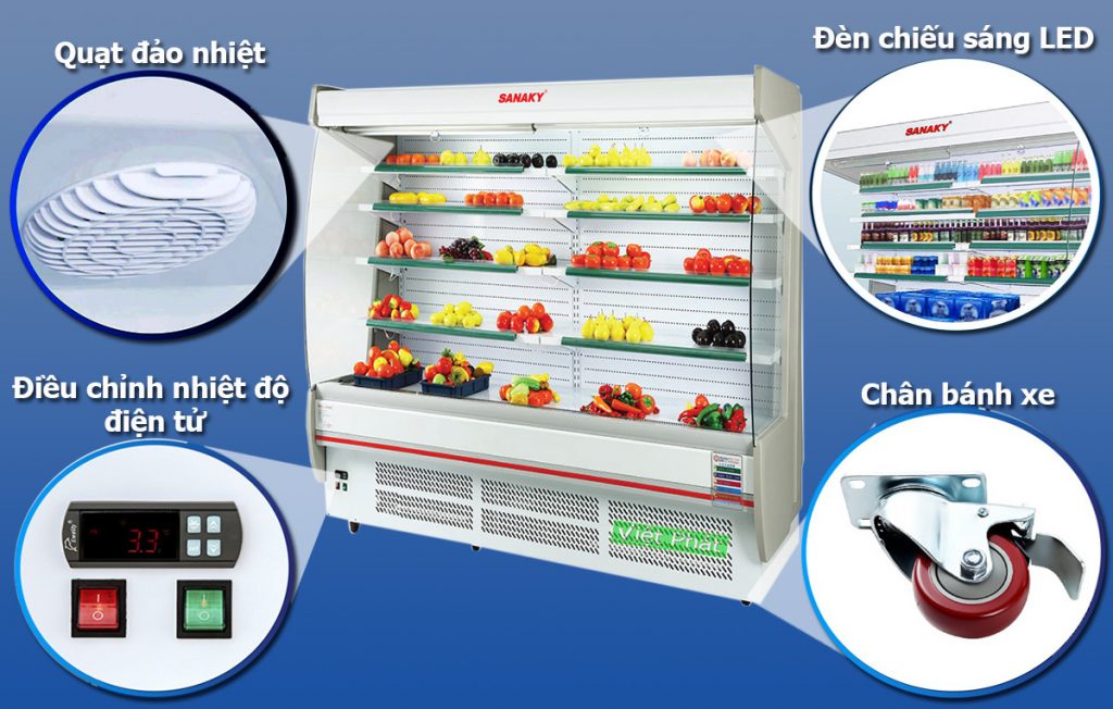 Tính năng tủ siêu thị Sanaky VH-25HP