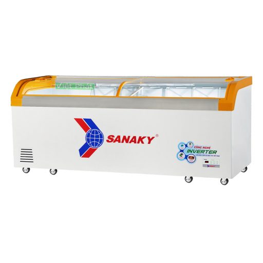 Tủ đông Sanaky VH-1099K3A Inverter mặt kính cong 750L