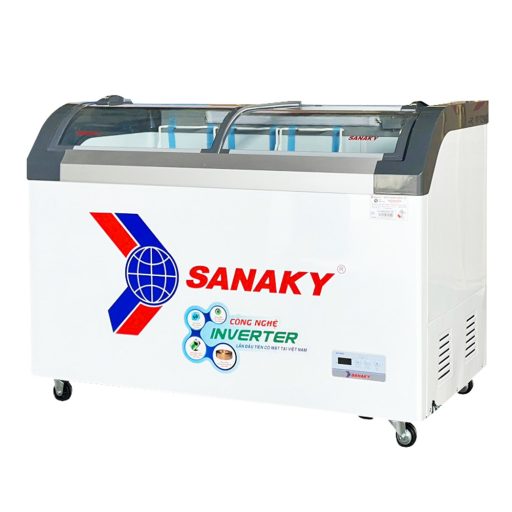 Tủ đông Sanaky VH-4899K3B Inverter mặt kính cong 350L