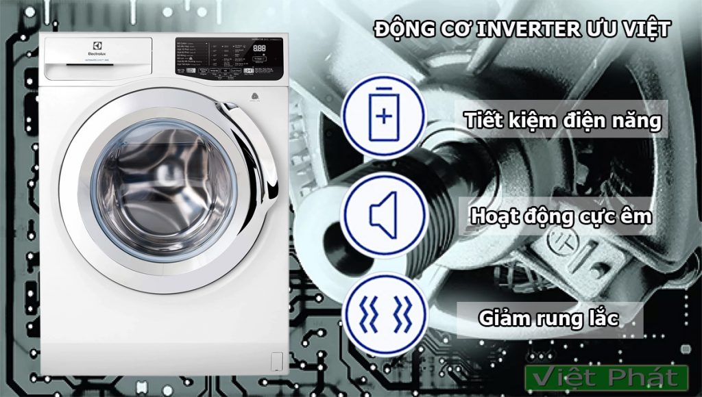 Máy giặt Electrolux EWF8025BQWA 8kg Inverter