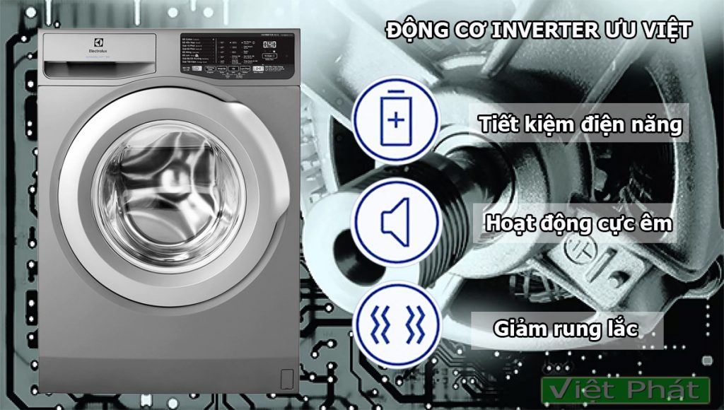 Máy giặt Electrolux EWF8025CQSA động cơ Inverter