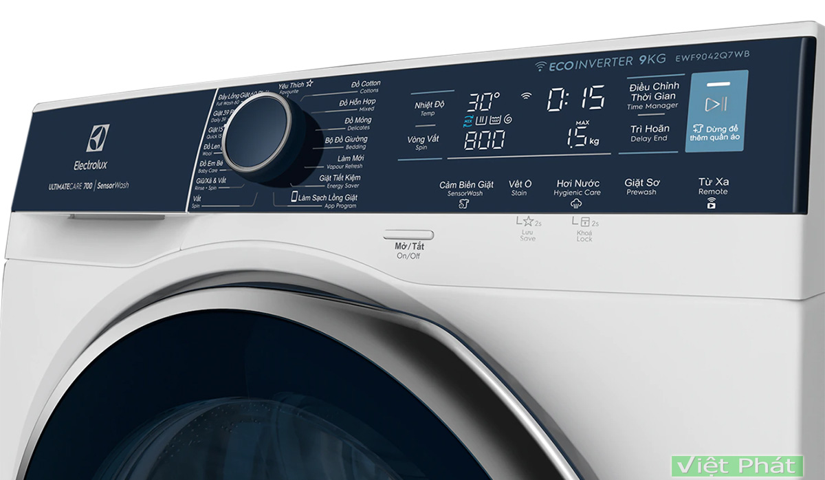 Máy giặt Electrolux 9 kg inverter lồng ngang EWF12933r chính hãng, giá rẻ