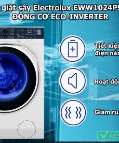 Máy giặt sấy Electrolux EWW1024P5WB động cơ Eco Inverter