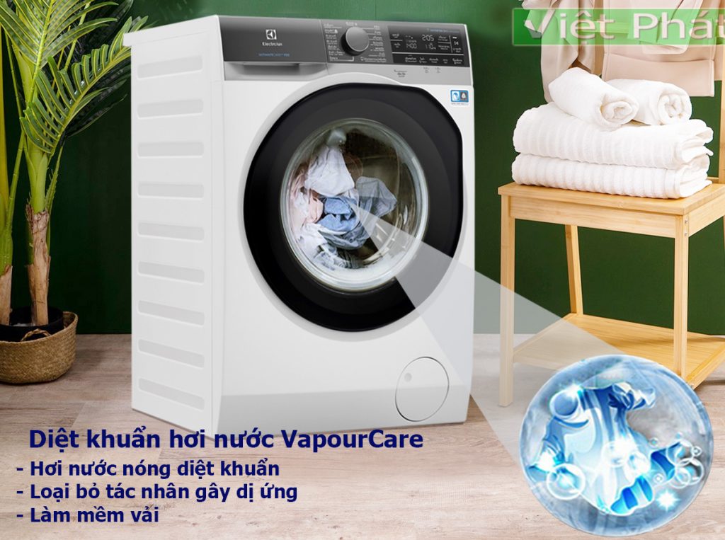 Máy giặt sấy Electrolux EWW8023AEWA tiệt khuẩn hơi nước