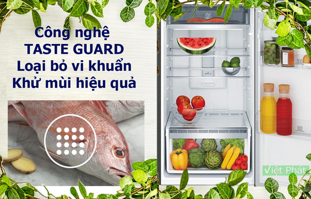 Tủ lạnh Electrolux ETB3740K-A Inverter lọc TasteGuard