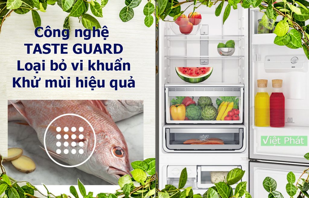 Tủ lạnh Electrolux EBB3742K-H Inverter lọc khử mùi