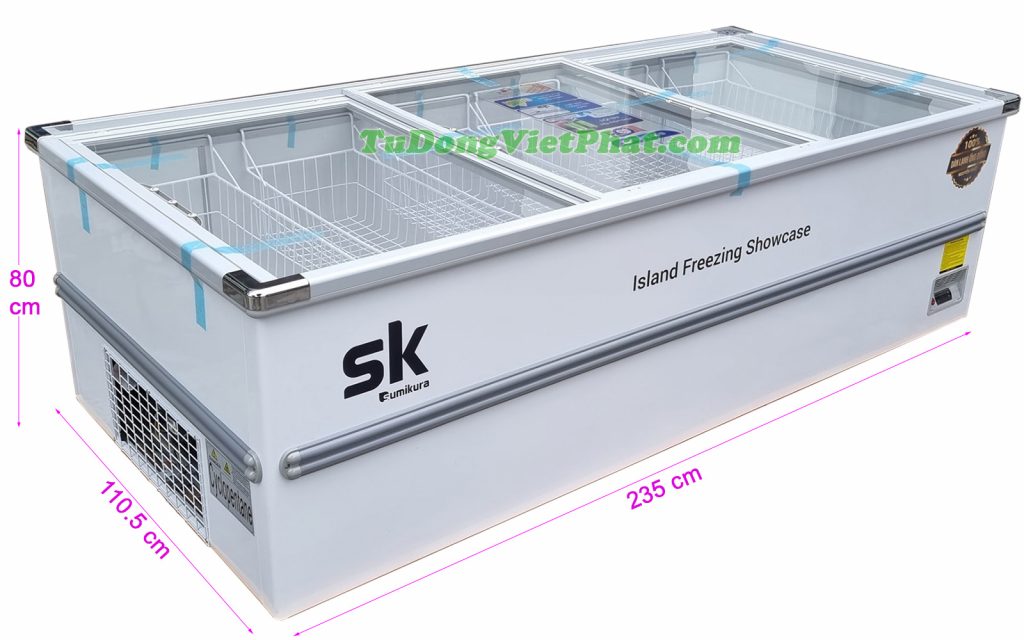 Tủ đông kính lùa Sumikura SKFS-1200F, 1200L