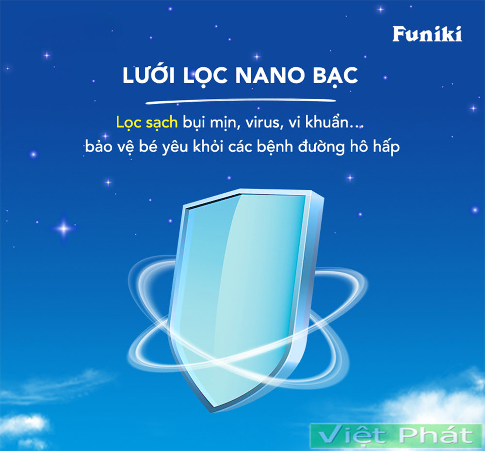 Điều hòa Funiki màng lọc Nano Bạc