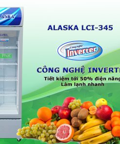 Tủ mát Alaska Inverter LCI-345 400L 1 cửa mở