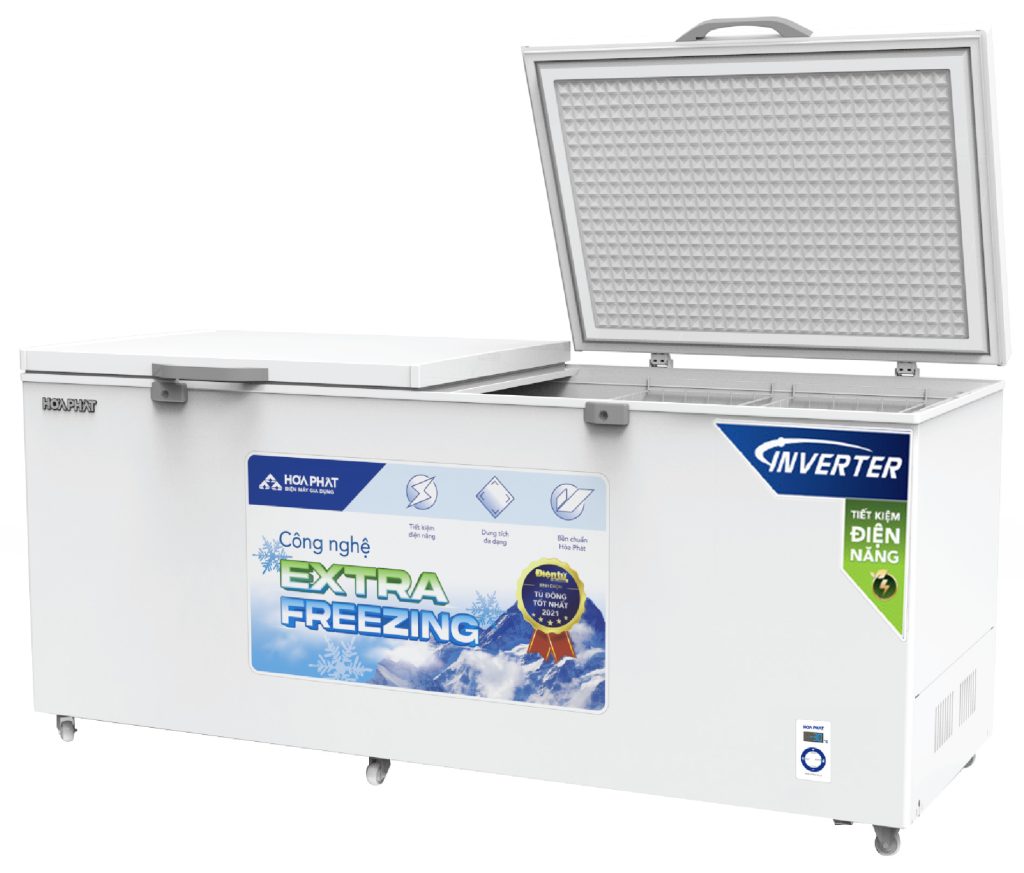 Tủ đông Hòa Phát HPF AD8544.1 544L inverter dàn đồng -30oC Giá rẻ 11/24