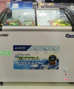 Tủ đông trưng bày Hòa Phát HSF AD8280.C1 mặt kính inverter 280L