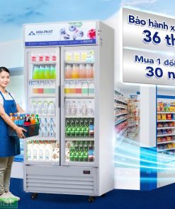 Tủ mát Hòa Phát 2 cánh bảo hành 3 năm