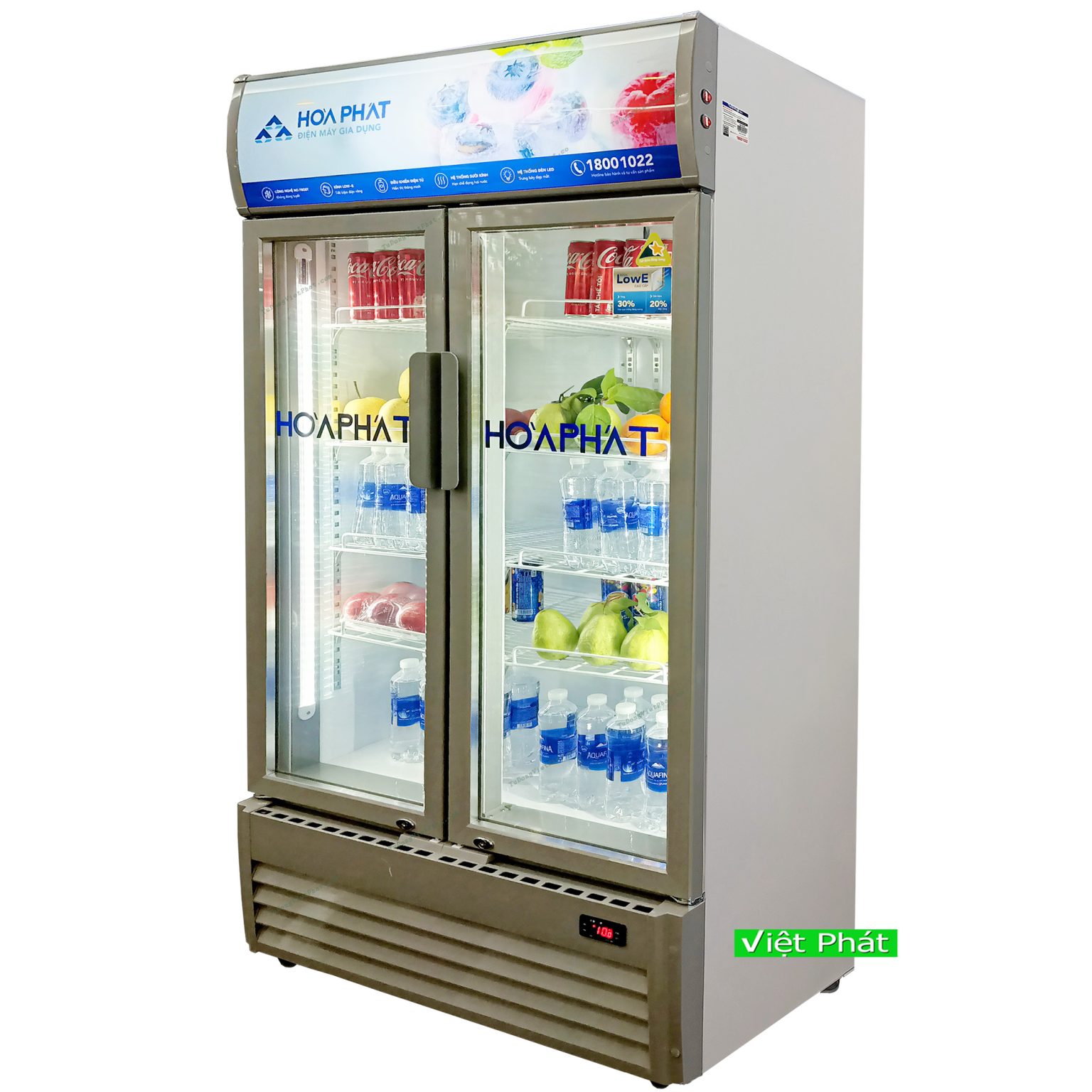 Tủ mát Hòa Phát HSR D6526 2 cánh 526L Giá rẻ nhất 11/25
