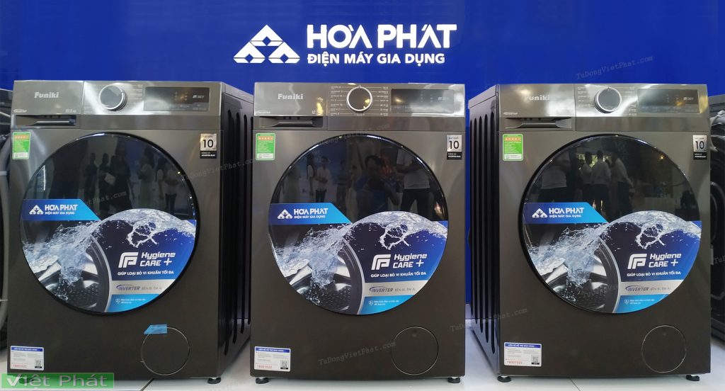 Máy giặt lồng ngang Funiki HWM F885ADG Inverter 8.5kg