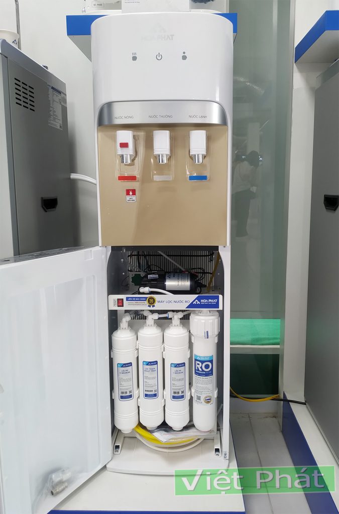 Máy lọc nước RO nóng nguội lạnh Hòa Phát HPN683