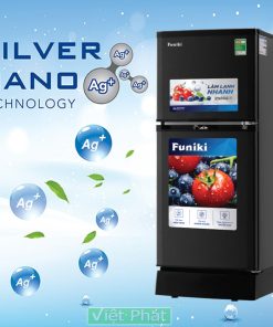 Tủ lạnh Funiki HR T6120TDG 120 lít công nghệ Nano Bạc