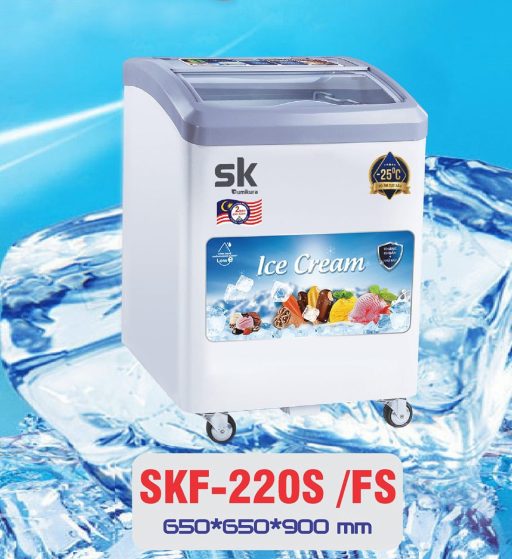 Tủ kem kính lùa Sumikura SKF-220S/FS 160L