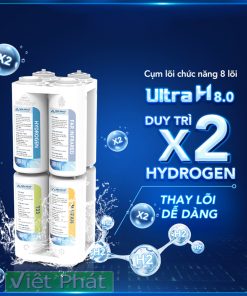 Máy lọc nước Hòa Phát HPN639 - bộ 8 lõi lọc chức năng Ultra HP 8.0