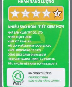 Máy giặt lồng đứng Funiki Inverter HWM TDD8125ABG 12.5kg