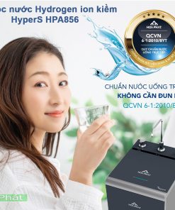 Máy lọc nước Hòa Phát Hydrogen ion kiềm HyperS HPA856 (12 lõi)