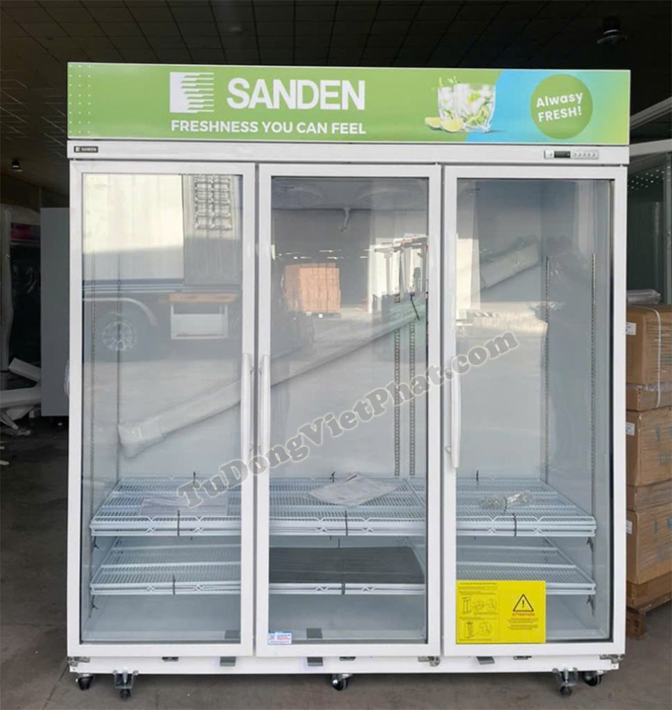 Tủ mát Sanden Intercool SPM-1800C 3 cánh 1650L