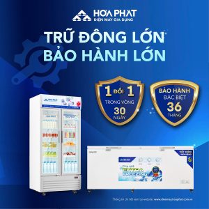 HÒA PHÁT TUNG CHÍNH SÁCH BẢO HÀNH 1 ĐỔI 1 & TĂNG THỜI HẠN LÊN 36 THÁNG