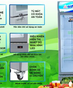 Tính năng tủ mát Inverter Alaska LCI-525C
