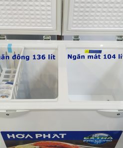 Tủ đông Hòa Phát 2 ngăn 2 cánh HPF BD6240 240L