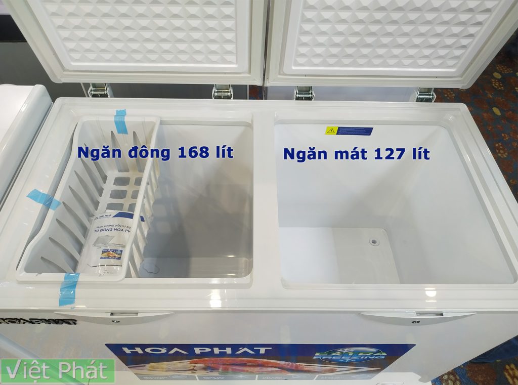 Tủ đông Hòa Phát 2 ngăn 2 cánh HPF BD6295 295L