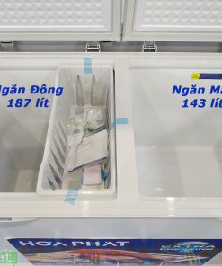 Tủ đông Hòa Phát 2 ngăn 2 cánh HPF BD6330 330L