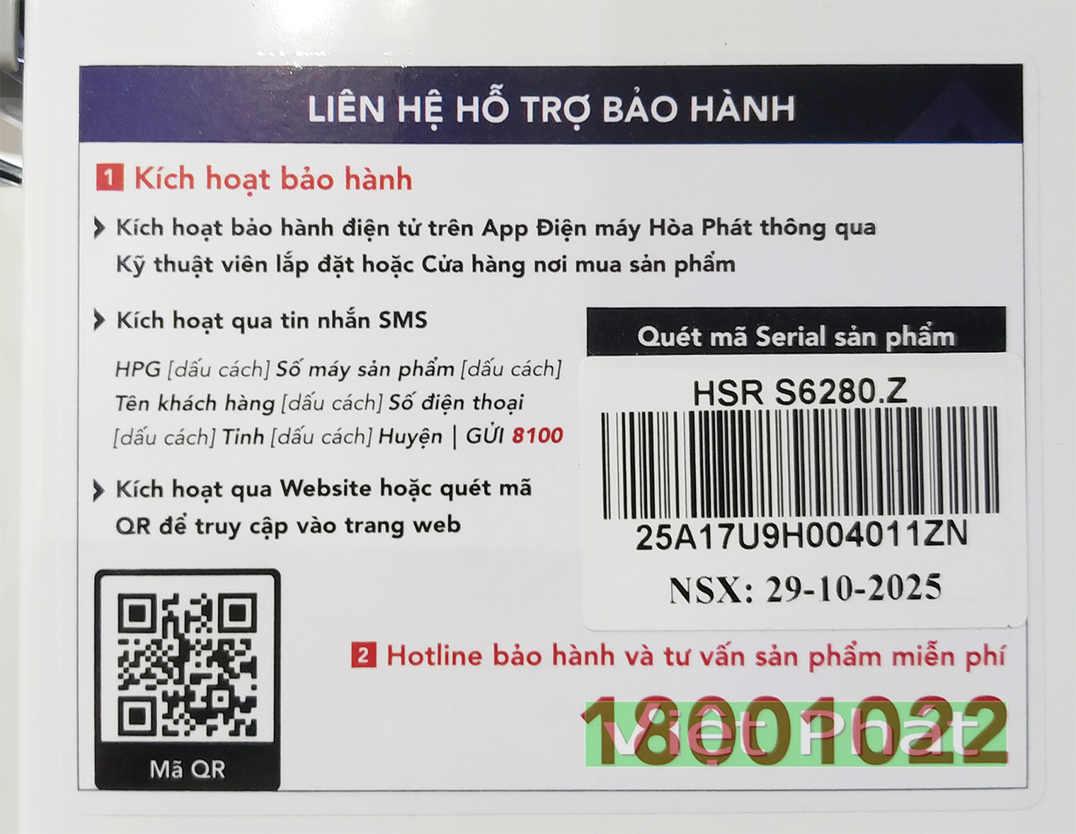 Tủ mát Hòa Phát HSR S6280.Z 280L 2 cánh trên dưới