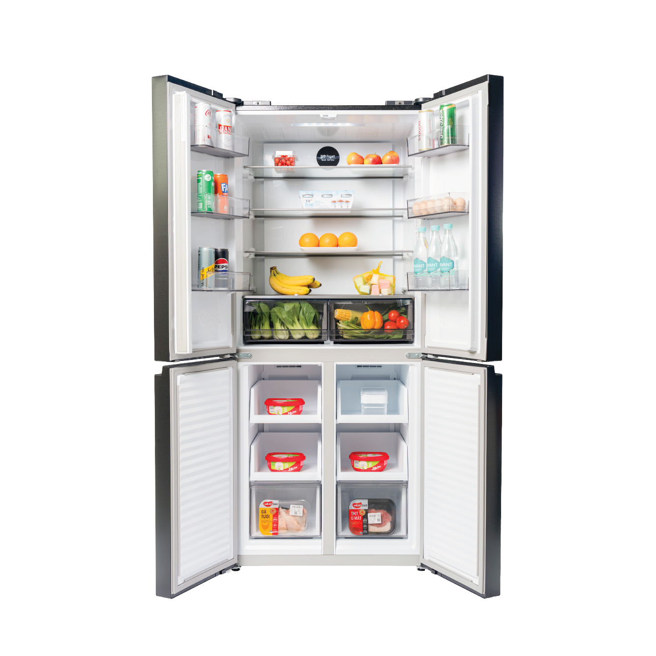 Tủ lạnh Funiki Multi Door 415 lít HR M8415SB