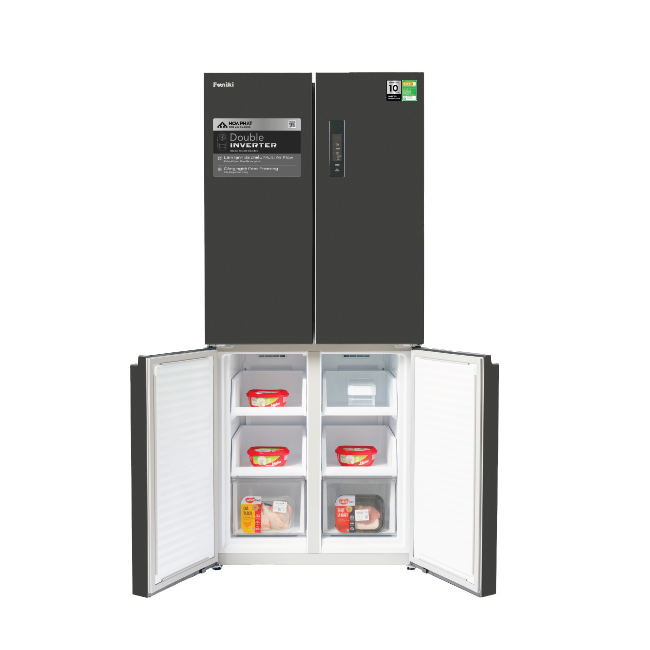 Tủ lạnh Funiki Multi Door 415 lít HR M8415SB