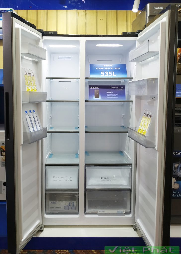 Tủ lạnh Funiki Side by Side 535 lít HR SS8535TDG