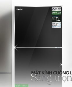 Tủ lạnh cánh kính Funiki Inverter HR T8185GB 185L