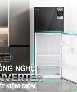 Tủ lạnh cánh kính Funiki Inverter HR T8185GB 185L