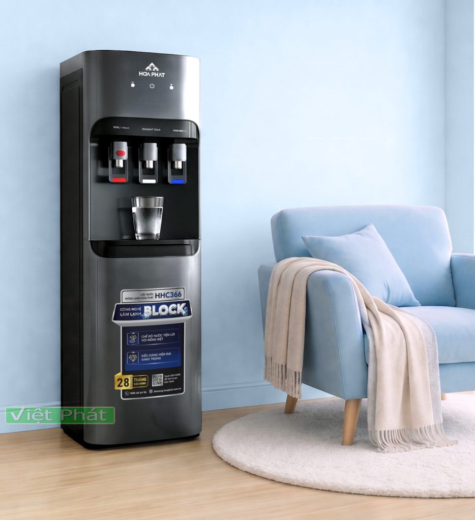 Cây nước nóng lạnh hút bình Hòa Phát HHC366