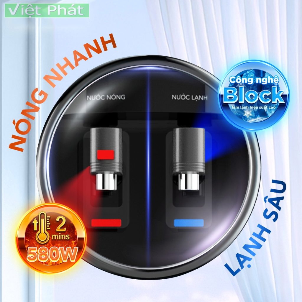 Cây nước nóng lạnh hút bình Hòa Phát HHC366