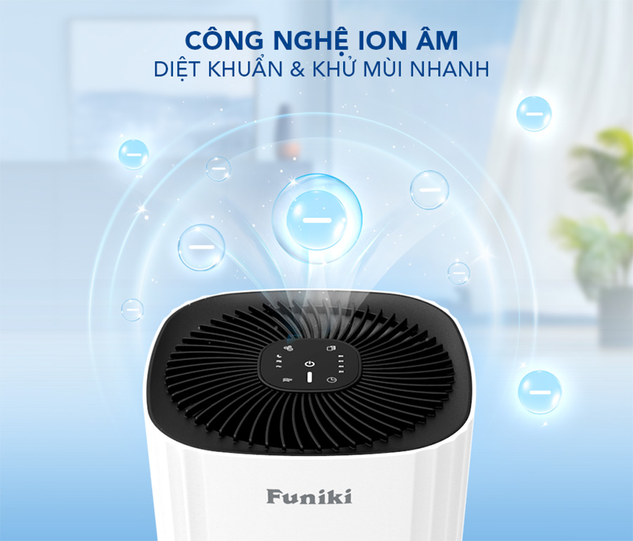 Công nghệ ion âm của Funiki HAP3503