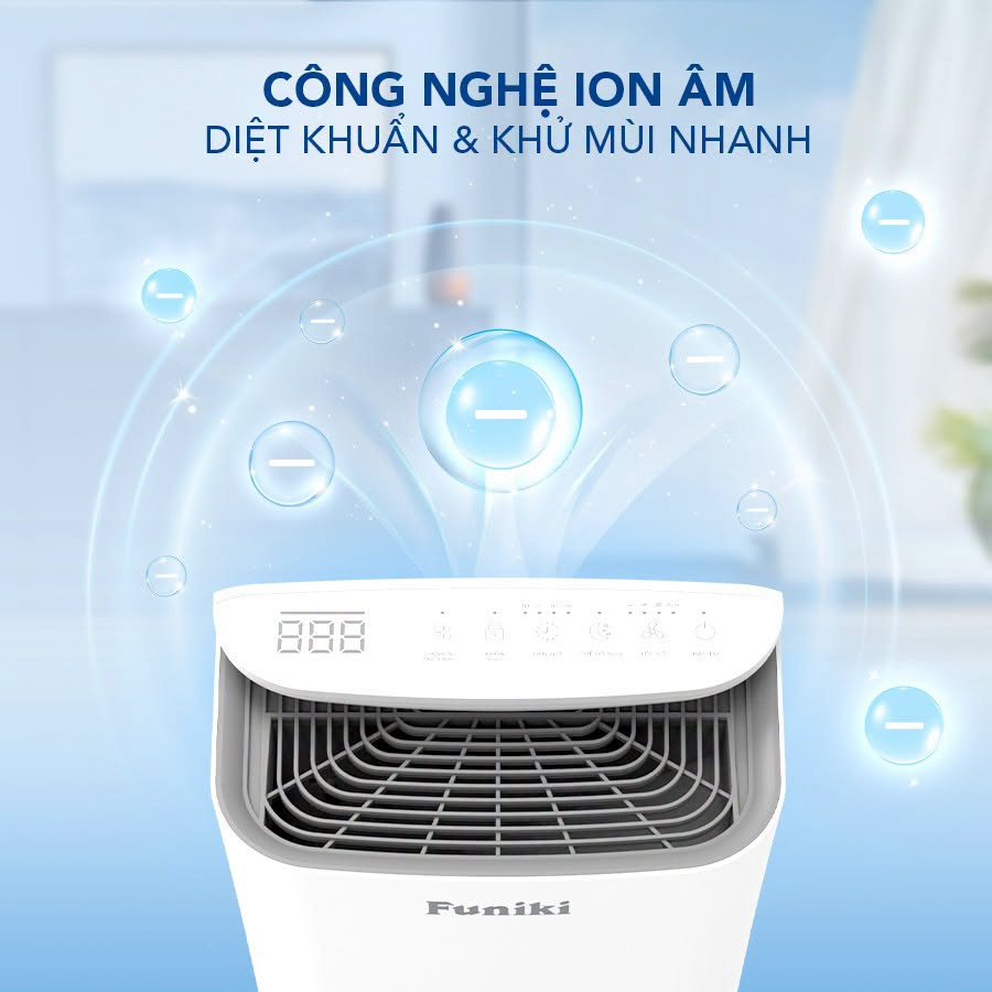 Công nghệ ion âm của Funiki HAP3002