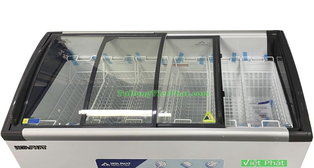 Tủ đông trưng bày Hòa Phát HSF AD6451.C mặt kính 451L