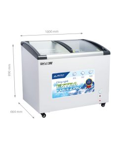 Tủ đông trưng bày Hòa Phát HSF AD6280.C mặt kính 280L