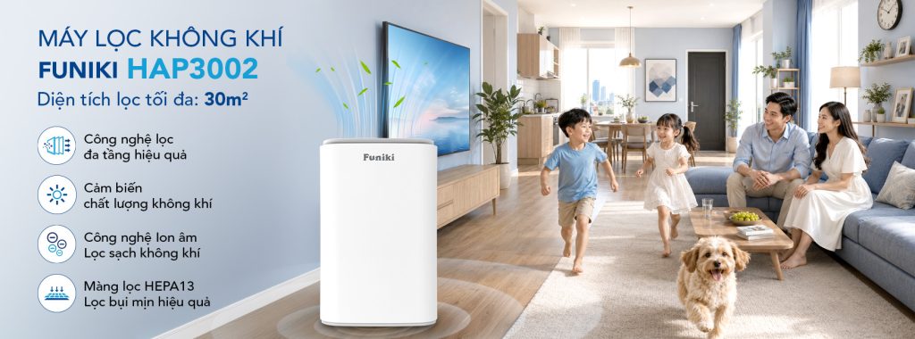 Máy lọc không khí Funiki HAP3002